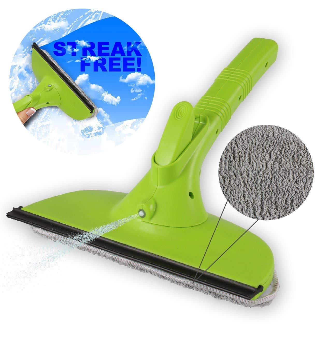 Weegee 3 in 1 10.5” Window Cleaner Squeegee Tool Kit with Spray Bottle –  Weegeeshop